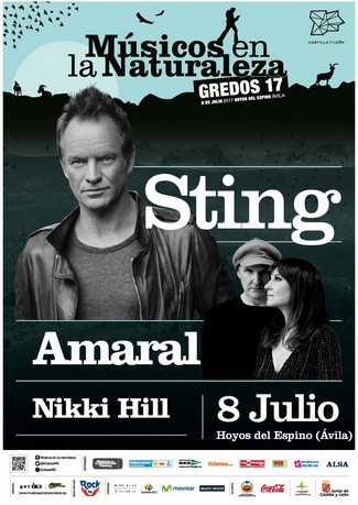 2017 Sting, Amaral y Nikki Hill